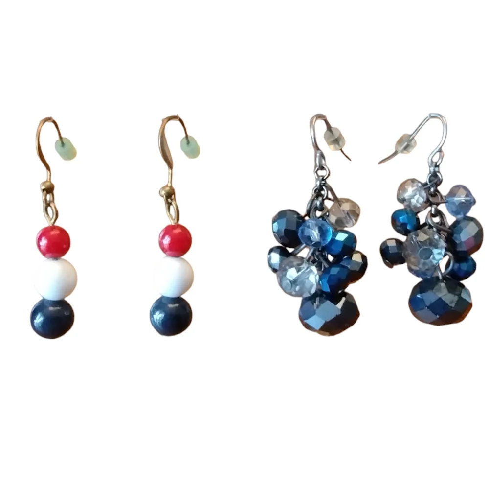 Beaded Earrings Bundle Set 2 Pair